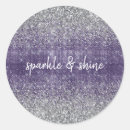 Recherche de pourpre et argent autocollants Glacer