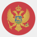 Recherche de montenegro autocollants Drapeau monténégro