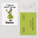 Recherche de fille de danse cartes visite Professionnel