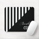 Recherche de géométrique noir et blanc tapis souris Abstrait