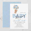 Recherche de ours bleu invitations Simple