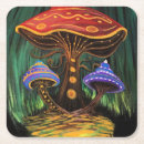 Recherche de champignons dessous de verres Jardin