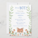 Recherche de woodland baby shower garçon invitations Renard