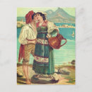 Recherche de baiser vintage cartes postales Romantique