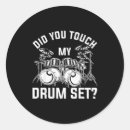 Recherche de percussions autocollants Drôle