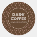 Recherche de grains de café autocollants Boisson