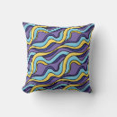 Recherche de vague moderne coussins Motif abstrait