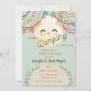 Recherche de dumpling baby shower invitations Bao