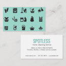 Recherche de affaires commerciales de nettoyage cartes visite Domestique