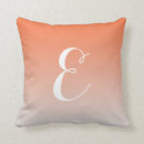Recherche de moderne orange coussins Monogramme