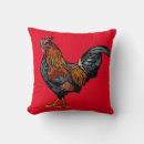 Recherche de coq rouge coussins Ferme