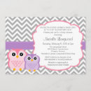 Recherche de owl baby shower invitations Rose