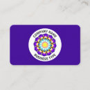 Recherche de conception de mandala cartes visite Logo
