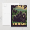 Recherche de gorille cartes postales Peinture