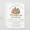 Recherche de friendsgiving potluck invitations Parti