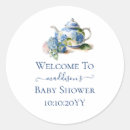 Recherche de baby shower tea autocollants Théière