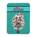 Recherche de turquoise magnets Jeune fille