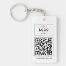 Recherche de business logo porteclés Qr code