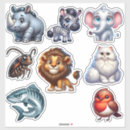 Recherche de wildlife party autocollants Animal