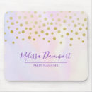 Recherche de confettis tapis souris Violet