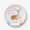 Recherche de cerf assiettes en papier Baby shower