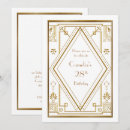 Recherche de 1920s anniversaire invitations Artdeco