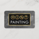 Recherche de peintre mur cartes visite Pinceau