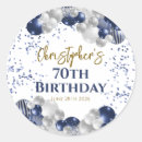 Recherche de bleu royal et or autocollants Moderne