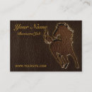 Recherche de simili cuir cartes visite Brun