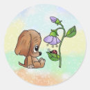 Recherche de chien de bande dessinée autocollants Mignon