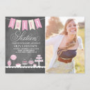 Recherche de bonbon 16 moderne invitations Rose