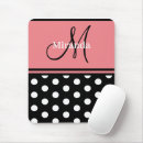 Recherche de pois rose et blanc tapis souris Tendance