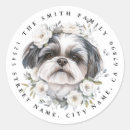 Recherche de de tzu de shih autocollants Chiot