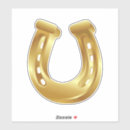 Recherche de fer cheval chanceux autocollants Symbole