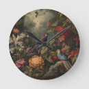 Recherche de scenes horloges Fleurs