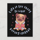 Recherche de la vie est courte cartes postales Mignon