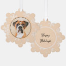Recherche de noël de boxeur Peinture