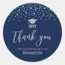 Recherche de graduation favors autocollants Moderne