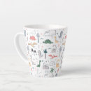 Recherche de motif enfants tasses Dinosaure