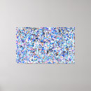 Recherche de peintures abstraites colorées toiles Bleu