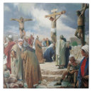 Recherche de religieux carreaux Crucifixion