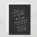 Recherche de créatif mariage invitations Noir et blanc