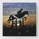 Recherche de cheval anglais horloges Chasseur