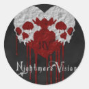 Recherche de saignement autocollants Mort