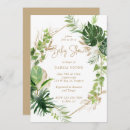Recherche de greenery baby shower invitations Moderne