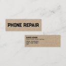 Recherche de téléphone cellulaire cartes visite Smartphone