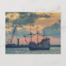Recherche de bateau de pirates cartes postales Navire