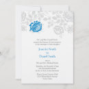 Recherche de bleue de damassé invitations Mariés