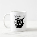 Recherche de image de chat tasses Noir