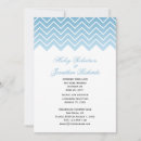 Recherche de zigzag bleu invitations Moderne